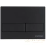 кнопка berges line 040015 для инсталляции novum l5, черный soft touch