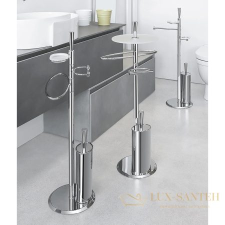 напольная стойка colombo design isole pantane b9409.000, хром
