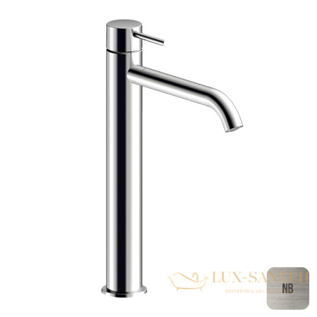 смеситель для раковины 305h мм almar mixers e214002.nb, без донного клапана, никель брашированный