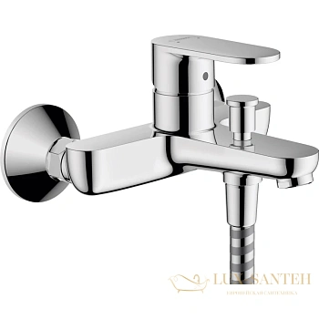 смеситель для ванны с душем hansgrohe vernis blend 71454000, хром