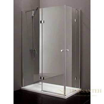 душевой уголок cezares verona-ah-2 verona-w-ah-2-120/90-c-cr 120x90 см, стекло прозрачное