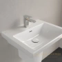 раковина villeroy & boch subway 3.0 4a705501 55х44 см, альпийский белый