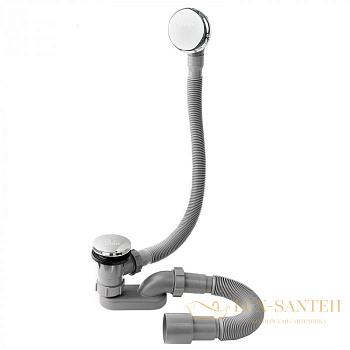 слив-перелив delice dlr000014 автомат click clack, хром глянцевый  