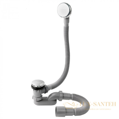 слив-перелив delice dlr000014 автомат click clack, хром глянцевый  