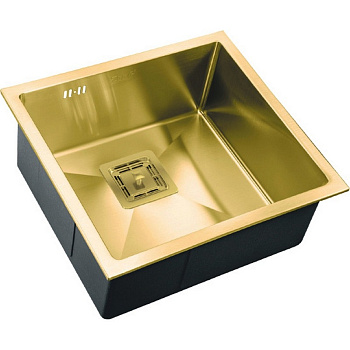 кухонная мойка zorg bronze szr-4844 bronze, бронза