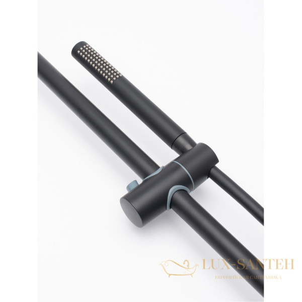 душевая система для душа aquame aqm8001mb, черный матовый