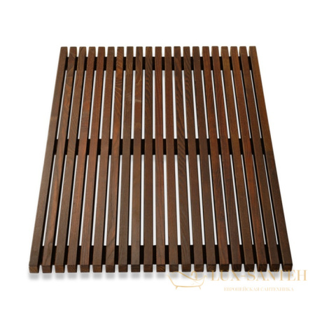 коврик decor walther wood bm 0923385 для ванной 56х80 см, ясень тёмный