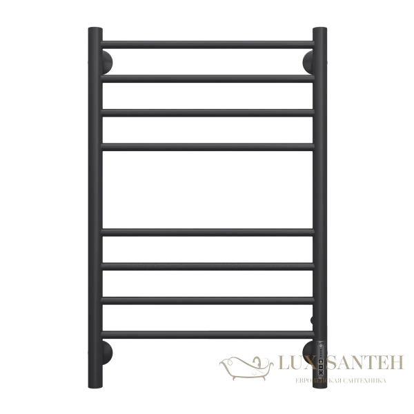 полотенцесушитель электрический terminus аврора 4670078527493 п8 500x800 кс 9005 черный матовый