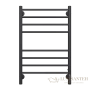 полотенцесушитель электрический terminus аврора 4670078527493 п8 500x800 кс 9005 черный матовый
