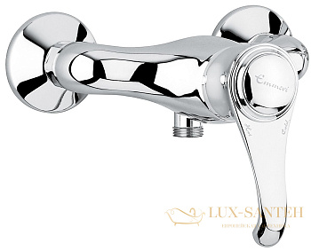 однорычажный смеситель emmevi tiffany 6002/cr для душа без ручного душа, хром