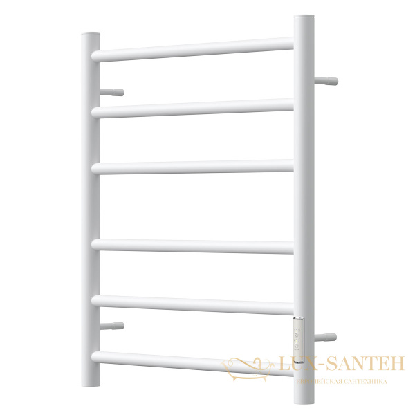 полотенцесушитель 500x600 электрический point аврора pn10856w п6 диммер справа, белый