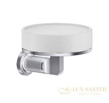 мыльница gessi inciso 58501.149 с настенным держателем, finox brushed nickel