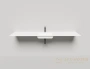 раковина salini onda 1402203m s-stone 200.3x50 см, белый
