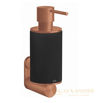дозатор gessi 316 accessories 54714.708 подвесной, copper brushed pvd/черный
