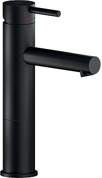 смеситель для раковины nobili live, lv00458/2bm velvet black, цвет черный