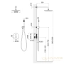 душевая система для душа встраиваемая timo saona sx-2369/00sm, хром  