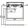 тумба jacob delafon odeon rive gauche eb2520-r5-g1c 60 см, белый глянец