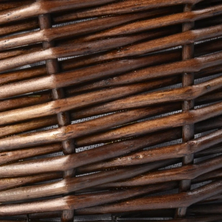 плетеная корзина wasserkraft donau wb-530-m для белья, темно-коричневый