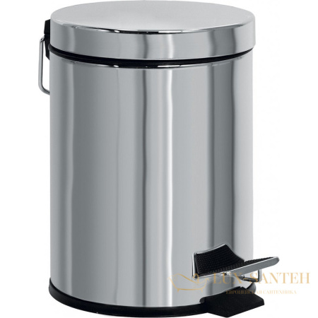 ведро для мусора cezares olimp olimp-bsc-01, хром