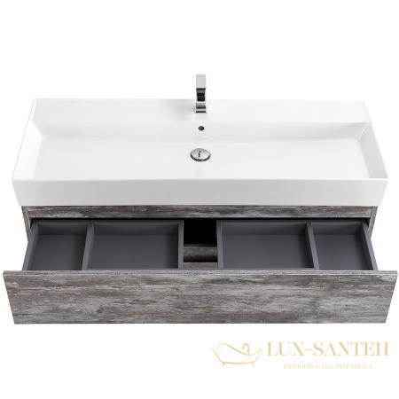 тумба под раковину cezares molveno 46 molveno 46-120-2c-so-lg 120 см подвесная, legno grigio