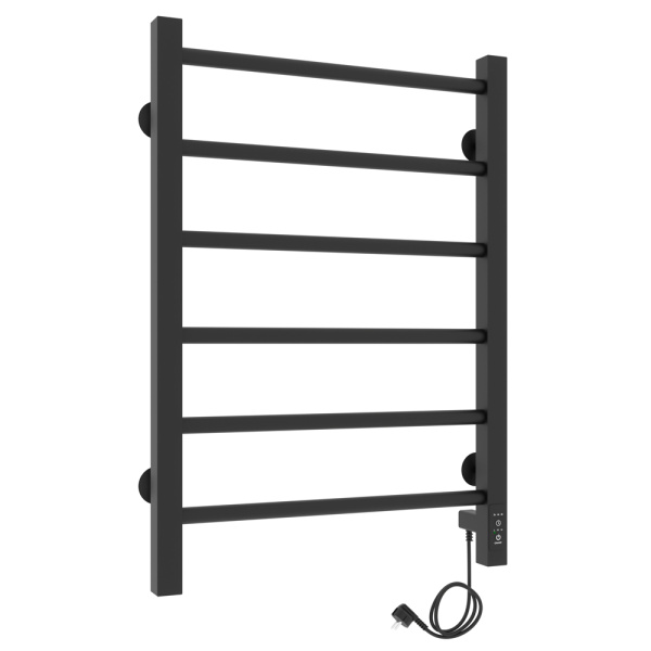 полотенцесушитель с/т laris феличия чкч п6 400/600 правый тэн черный 73207611