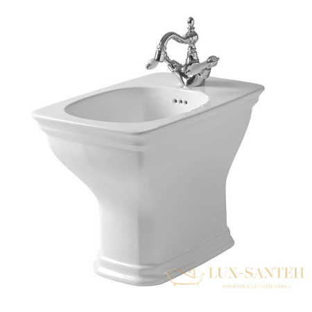биде artceram civitas cib002 01 00 напольное, белый