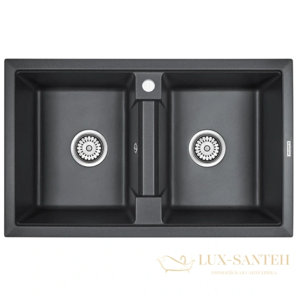 кухонная мойка paulmark zwilling pm238150-bl, черный