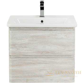 тумба под раковину belbagno albano-cer albano-cer-600-2c-so-rvb 60 см подвесная, rovere vintage bianco