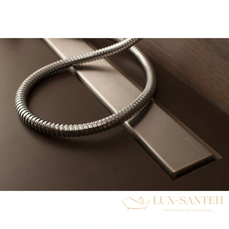 душевой канал bettoserb confluo frameless line 13701231 650 мм 2 в 1 с основой под плитку, матовый хром