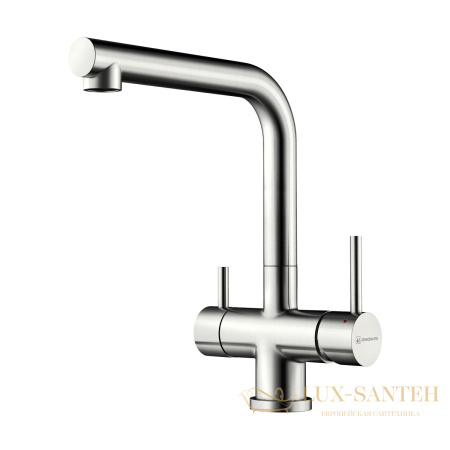 смеситель для кухни omoikiri takamatsu, 4994085, цвет нержавеющая сталь