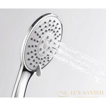 душевой комплект wasserkraft berkel a16031 250х190 мм, хром