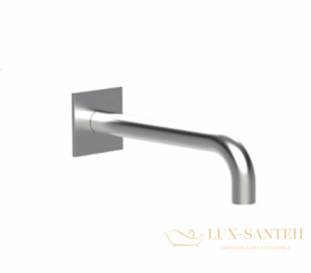 излив для ванны 240 мм, almar 316 collections e098013.316, нержавеющая сталь брашированная