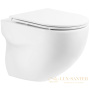 комплект унитаза с инсталляцией belbagno onda bb066chr/bb870sc/bb002-80/bb014-sr-bianco с сиденьем микролифт и клавишей смыва, белый