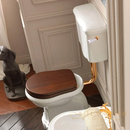 чаша напольного унитаза kerasan retro 101101, белый