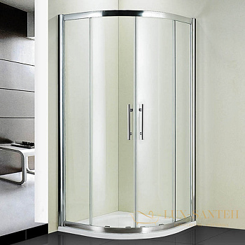 душевой уголок rgw hotel 03065199-11 ho-51 90x90, профиль хром, стекло прозрачное