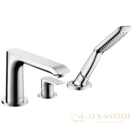смеситель для ванны hansgrohe metris 31190000, хром