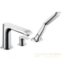 смеситель для ванны hansgrohe metris 31190000, хром