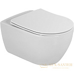 Подвесной унитаз Cezares Comfort CZR-191-TH без сиденья, белый