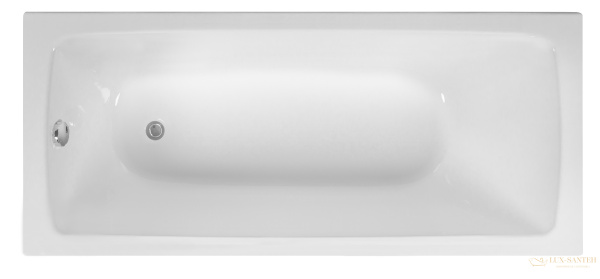 чугунная ванна wotte vector 170x75, vector 1700x750, цвет белый