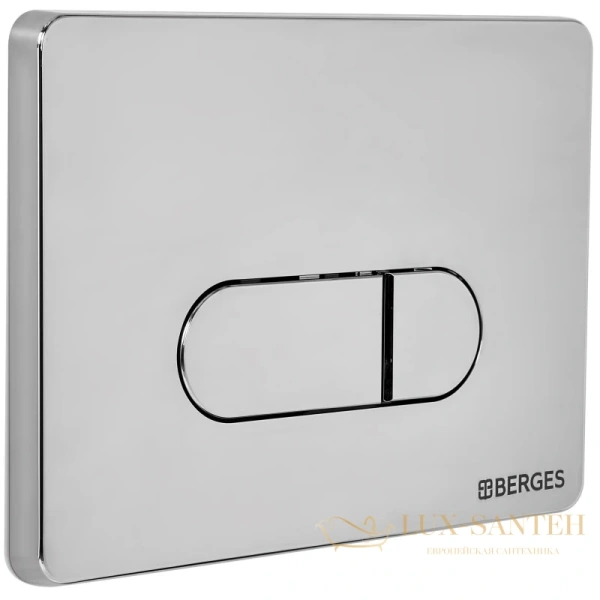 кнопка berges drop 040033 для инсталляции novum d3, глянцевый хром