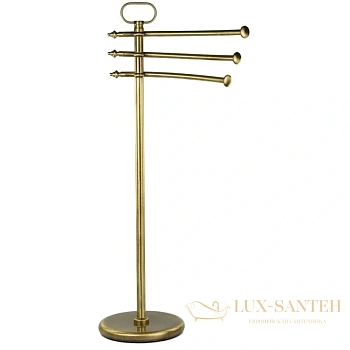 стойка stil haus elite el19(25): 3 полотенцедержателя, бронза