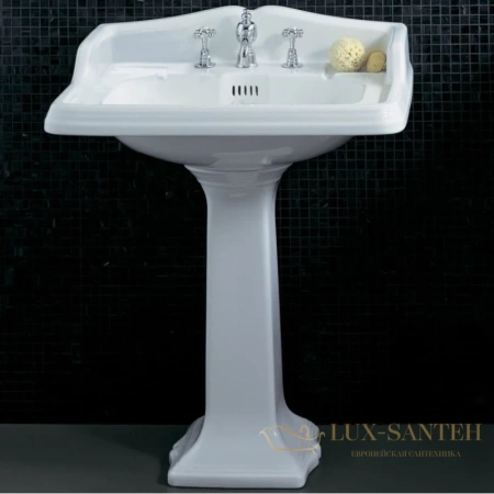 пьедестал для раковины simas arcade ar805bi, белый