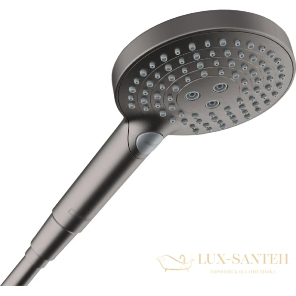 душевая лейка hansgrohe raindance select s 26014340 шлифованный черный хром
