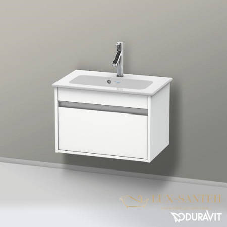 тумба под раковину duravit ketho kt642201818 600х385х410 мм, белый