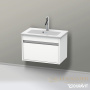 тумба под раковину duravit ketho kt642201818 600х385х410 мм, белый