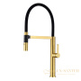 смеситель paulmark leader le214101-bg для кухни, золотой матовый