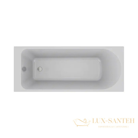 ванна jacob delafon odeon rive gauche e6d150-00 160х70 см, белый