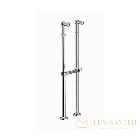 gattoni accessori комплект (2 шт) "ножек" для напольной установки смесителя, 1545 х 00с0cr, цвет хром