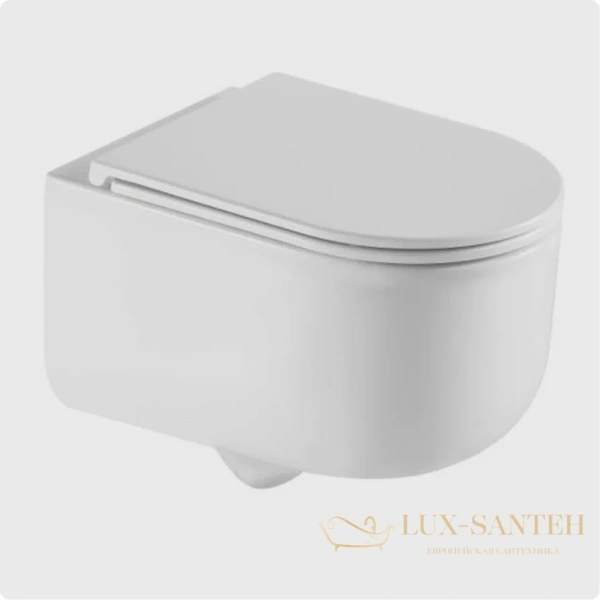 унитаз подвесной безободковый aquame aqm2013pro, смыв торнадо, с быстросъемным сиденьем softclose, белый глянцевый