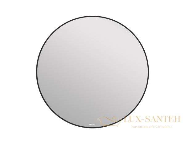 зеркало cersanit eclipse smart 100x100 в черной рамке, 64149